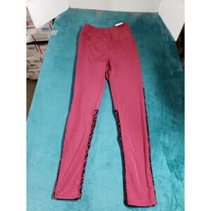 Everlast Pants Size Small Womens Red Performance Ladies Legging Animal Print NWT
